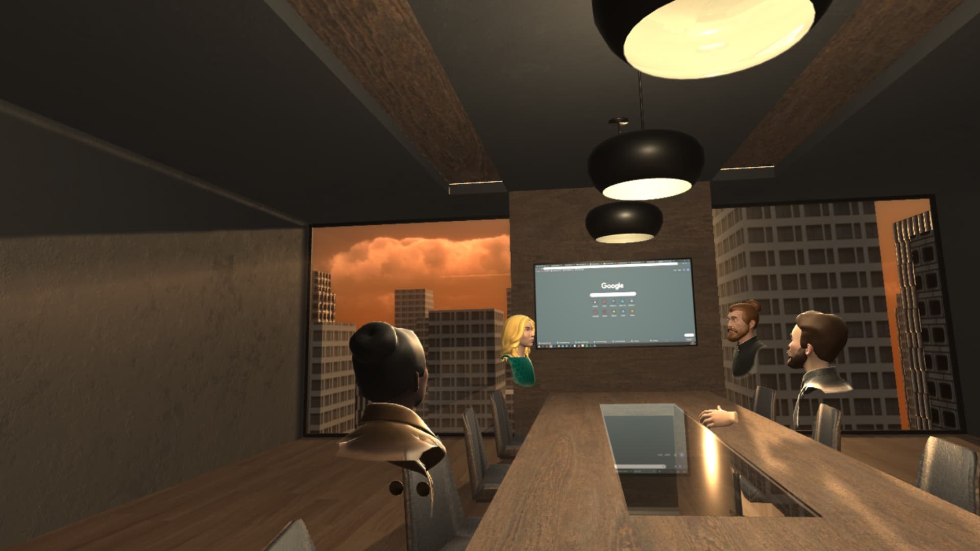 VR Boardroom Digital Meetings